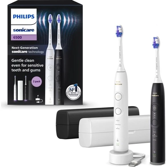 Philips Sonicare HX7419/01 Elektrische Tandenborstel Wit & Zwart