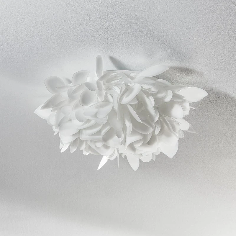 Slamp Veli Foliage Mini wandlamp, Ø 36 cm, Wit