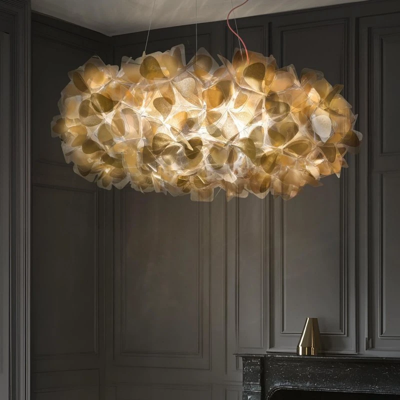 Slamp Clizia Mama Non Mama Hanglamp, Ø 78 cm, Goud/Helder