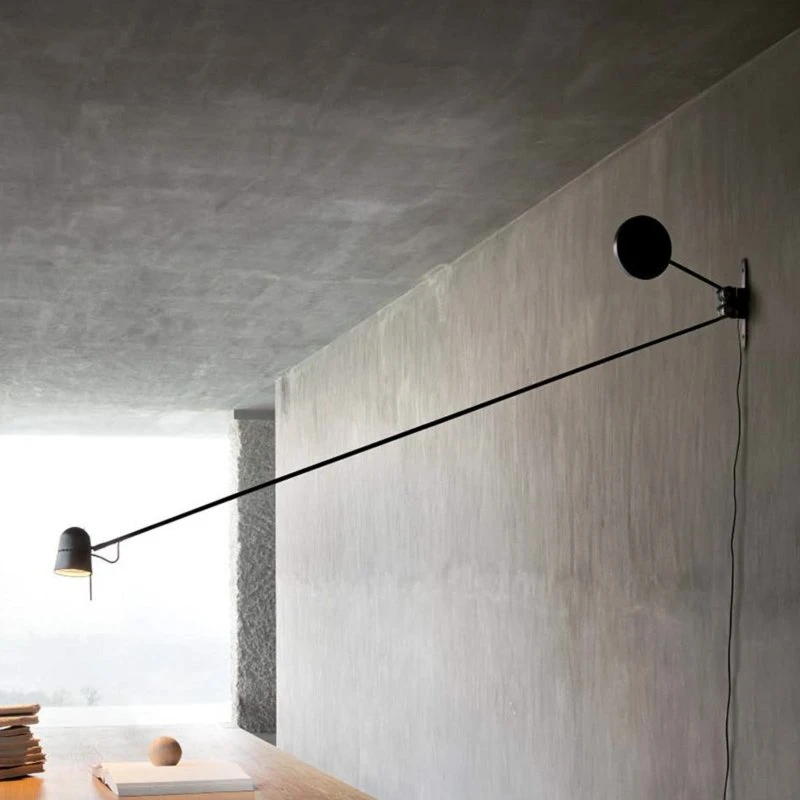 Luceplan Counterbalance LED wandlamp - Zwart