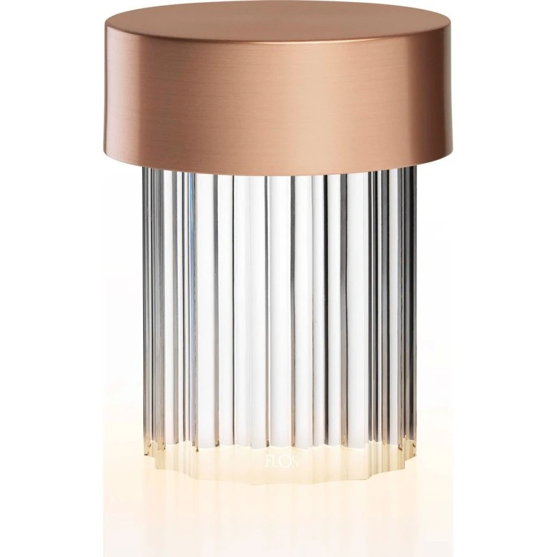 FLOS Last Order Fluted LED Tafellamp - Koper