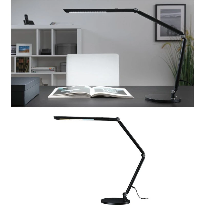 Paulmann FlexBar LED bureaulamp - Zwart - 36 cm - Dimbaar