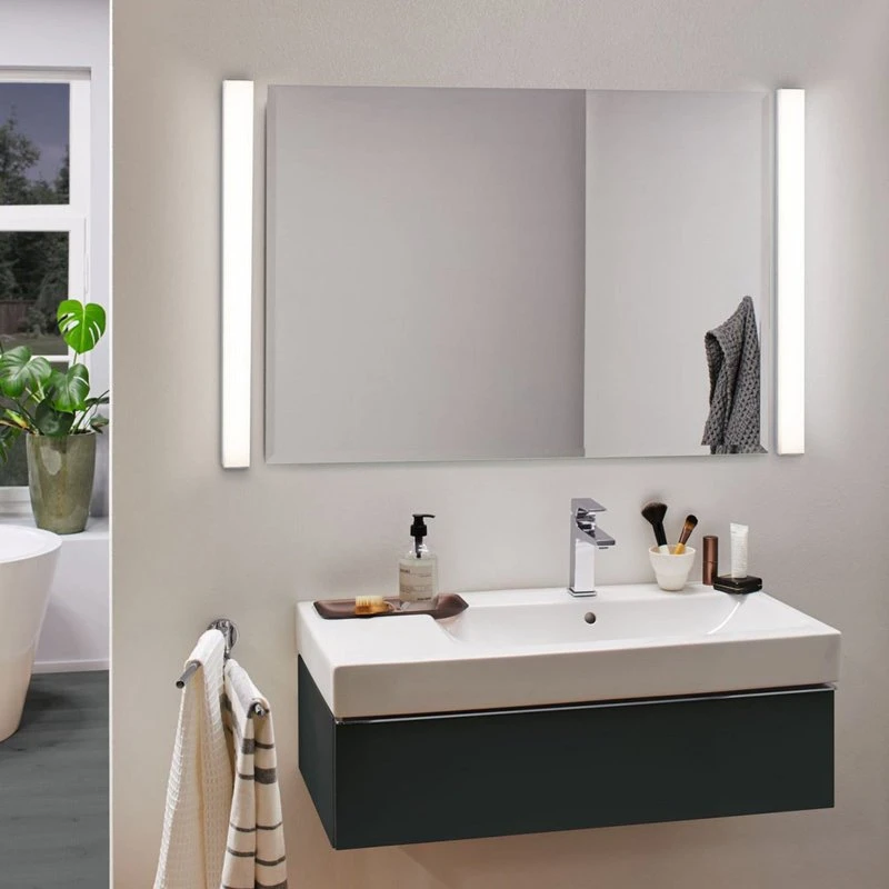 Paulmann Tova LED Wandlamp - 90 cm - Chroom/Wit - IP44