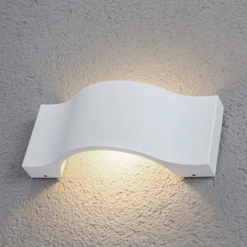 Lucande Jace LED Buitenwandlamp - Wit - Modern - Aluminium