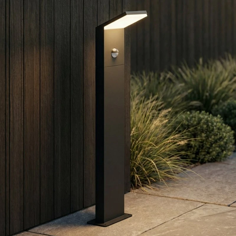 Lucande Nevio LED tuinpadverlichting - 60 cm - Antraciet