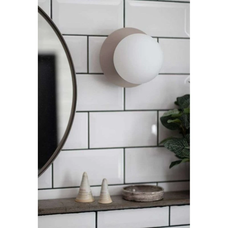 Globen Lighting Art Deco Wand-/Plafondlamp - Wit - IP44