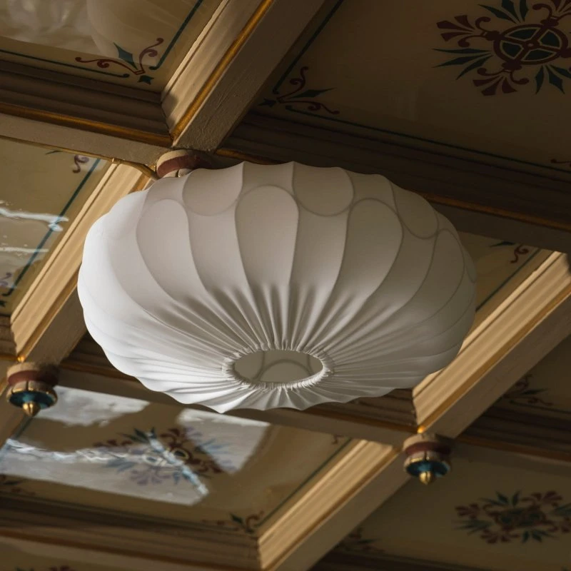 Globen Lighting plafondlamp BLADVERK, wit, Ø 50 cm