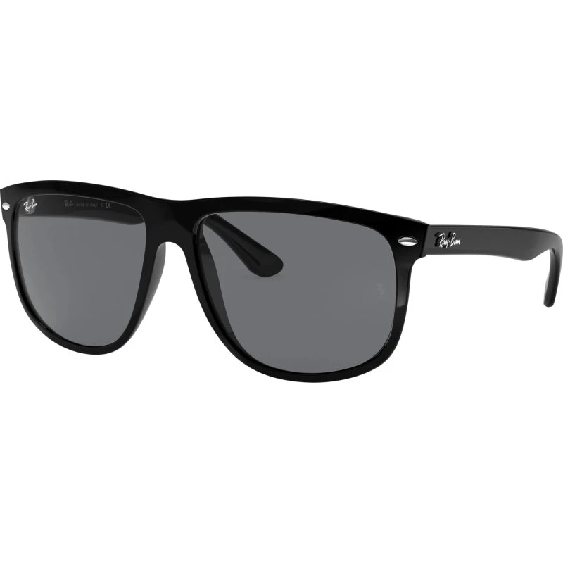 Ray-Ban RB4147 Boyfriend Polished Black Grey 60