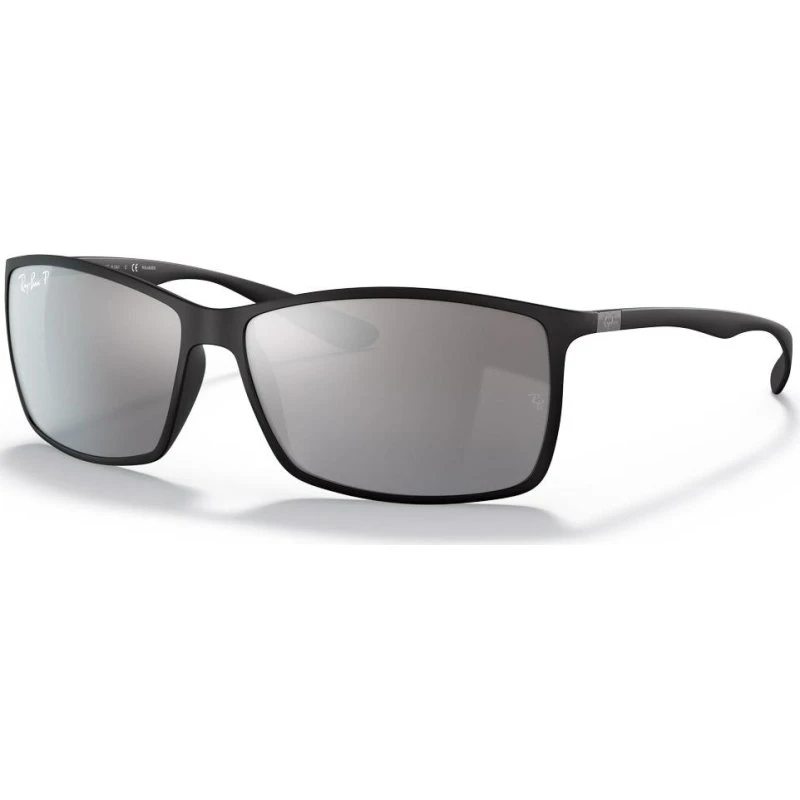 Ray-Ban RB4179 Liteforce Tech Matte Black Silver Gradient Mirror Polar 62