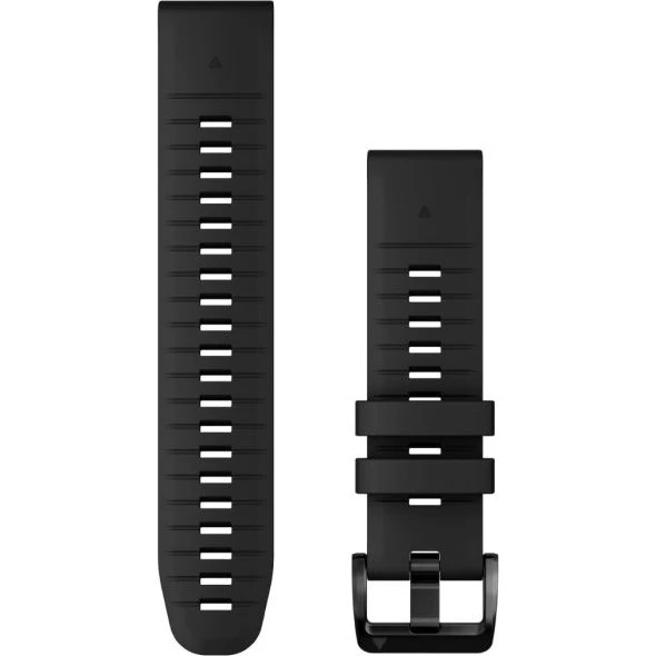 QuickFit® Siliconen bandje Garmin - 22 mm - Zwart