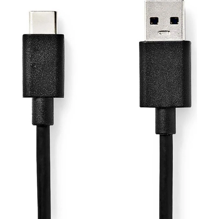 Nedis USB 3.2 Gen 1 A naar C Kabel 1 m Zwart