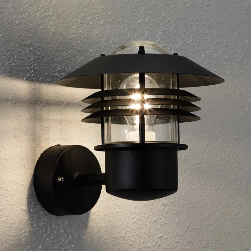 Nordlux Vejers Buitenwandlamp - Zwart - Modern