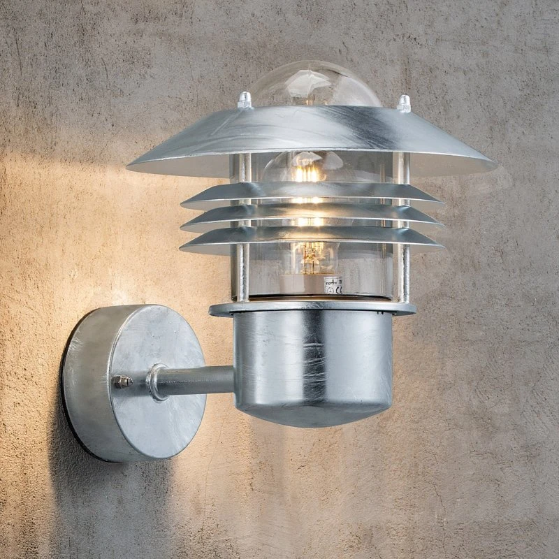 Nordlux Wandlamp Vejers - Modern Buitenlicht - Aluminium Grijs