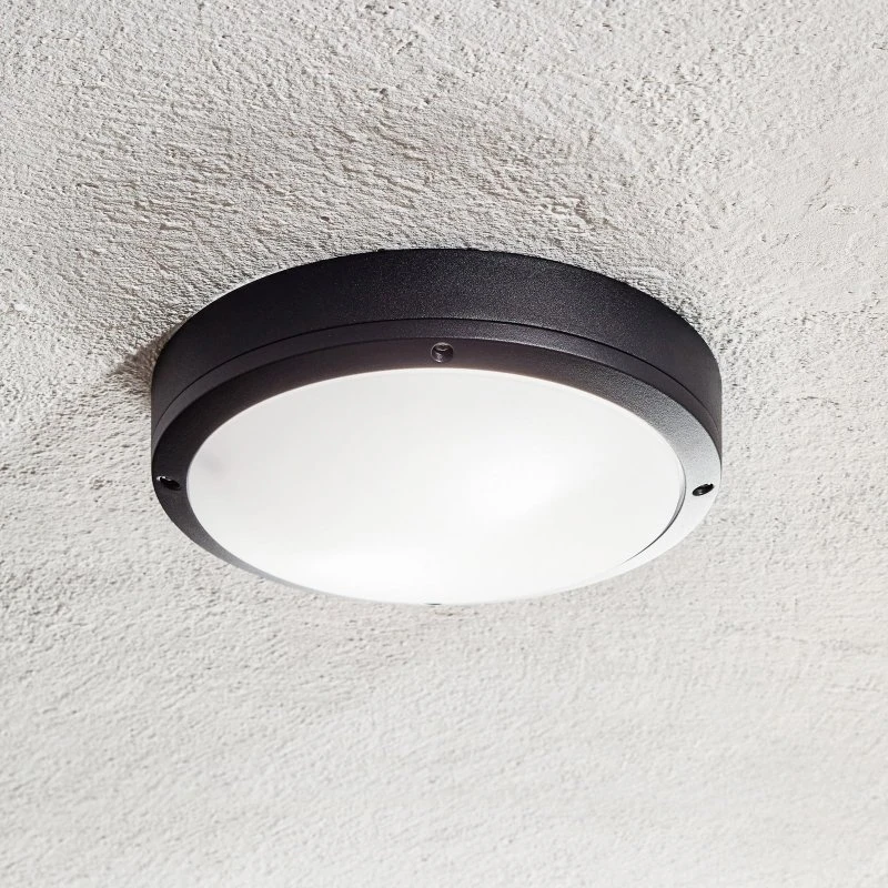Nordlux Desi 28 Buitenplafondlamp - Zwart - Metaal