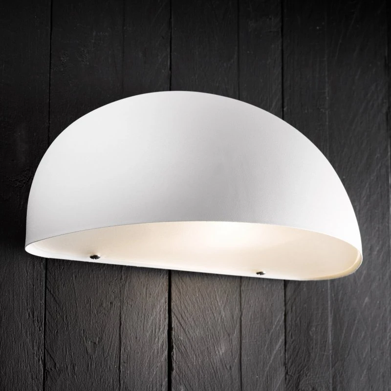Nordlux Wandlamp Bergen Buiten - Wit - Modern - Metaal