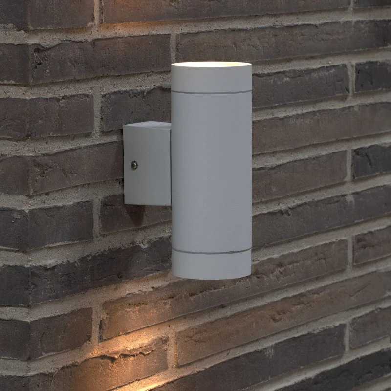 Nordlux Tin Maxi Double Buitenwandlamp - Wit - Aluminium