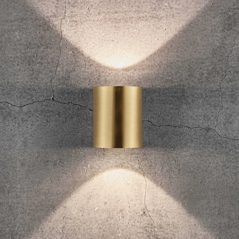 Nordlux Canto 2 Wandlamp Messing - Modern Buiten/Binnen