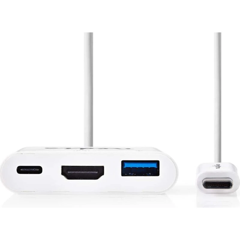 Nedis USB-C adapterkabel 20 cm wit