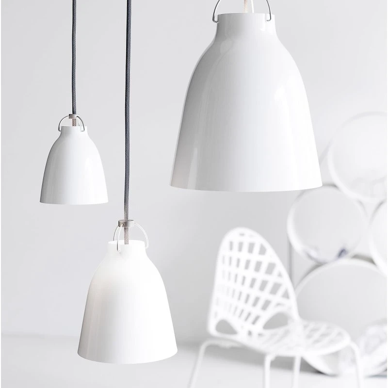 Fritz Hansen Caravaggio P2 Hanglamp - Glanzend Wit