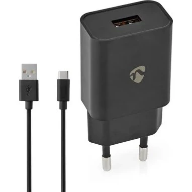 Nedis 12 W USB-C Wandlader 1x 2.4 A - Wit