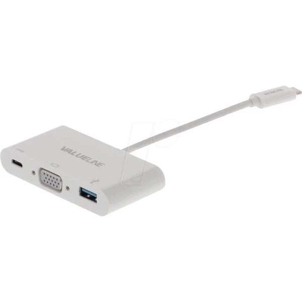 Belkin Type-C Male > USB-A, VGA, 0,2 m, Wit