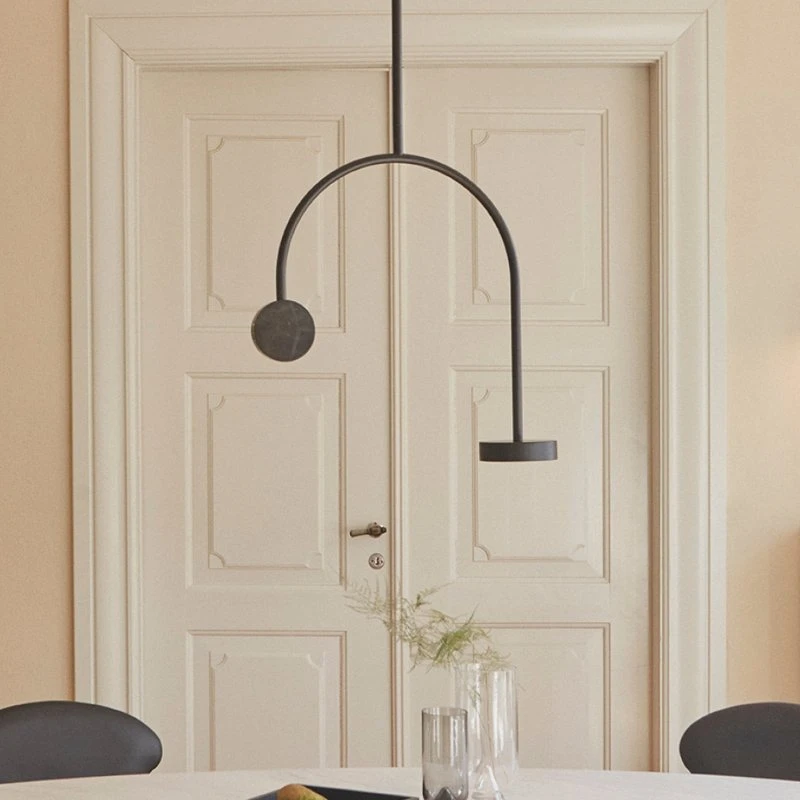 AYTM Grasil Hanglamp Zwart/Zwart - Marmer & Metaal