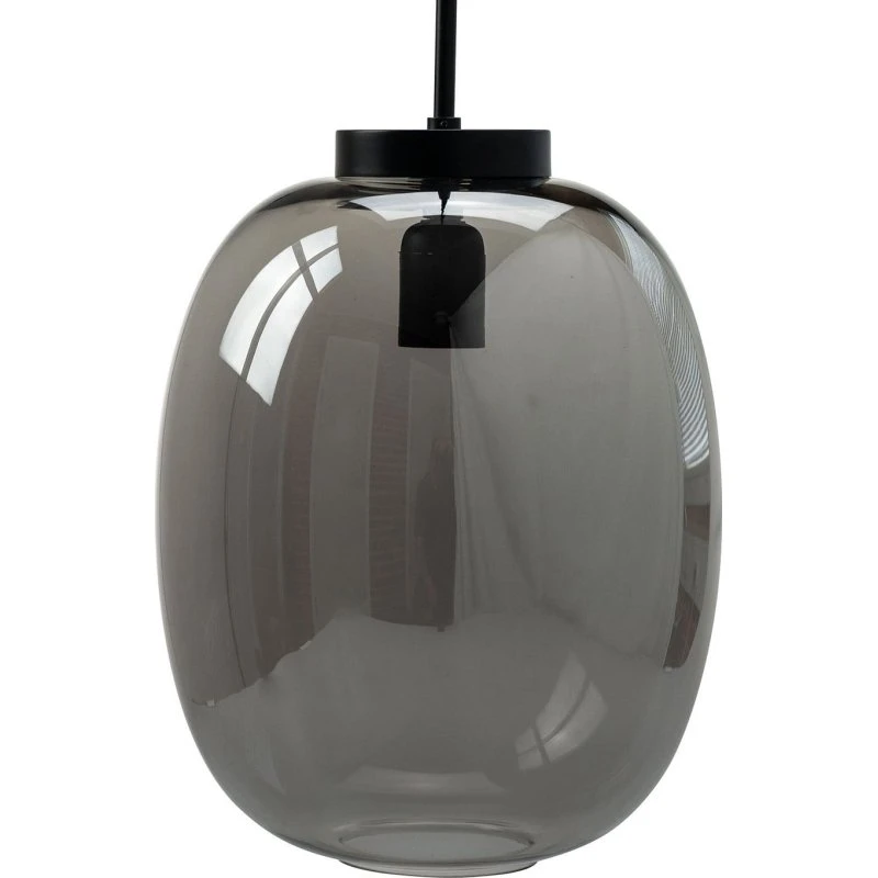 Dyberg Larsen DL39 Hanglamp - Rookgrijs/Zwart - Ø 25cm