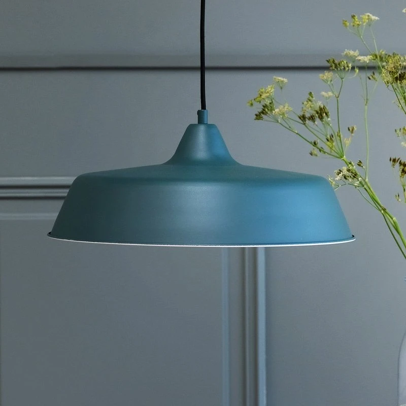 Dyberg Larsen Raw Hanglamp - Donkergroen - Metaal