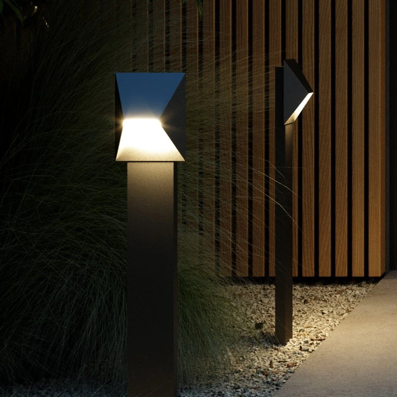 Nordlux Pontio Moderne Padverlichting - Zwart - Aluminium