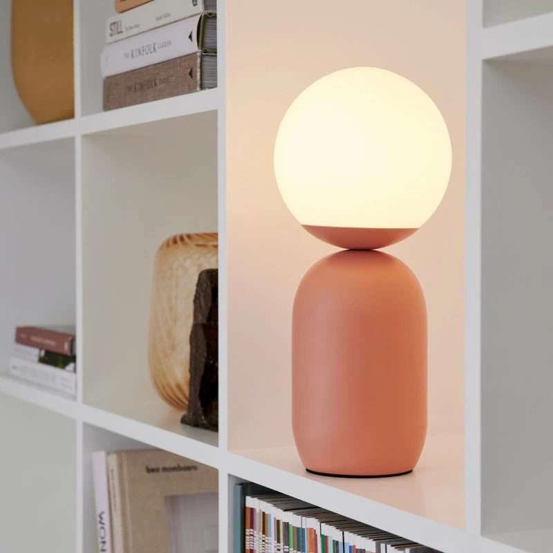 Nordlux Tafellamp Notti - Terracotta - Metaal & Glas