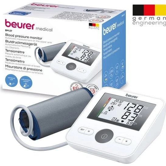 Beurer BM 27 Bovenarm bloeddrukmeter met aritmiedetectie 22-42 cm