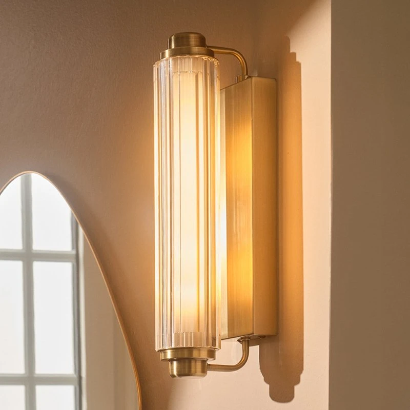 Nordlux Wandlamp Nimal Double, Messing, IP44, Badkamer