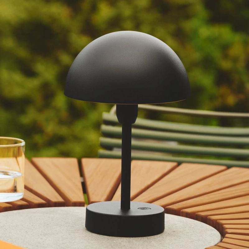 Nordlux Ellen To-Go LED Tafellamp - Zwart - Aluminium