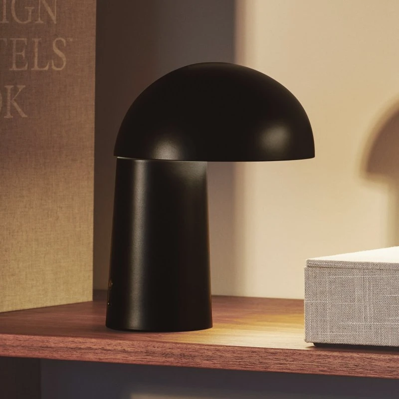 DFTP by Nordlux Faye Portable LED-tafellamp, zwart, dimbaar