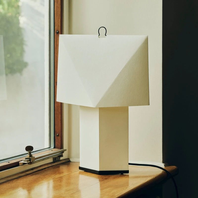 HAY Aplat Tafellamp Wit, 66 cm, Zijdepapier