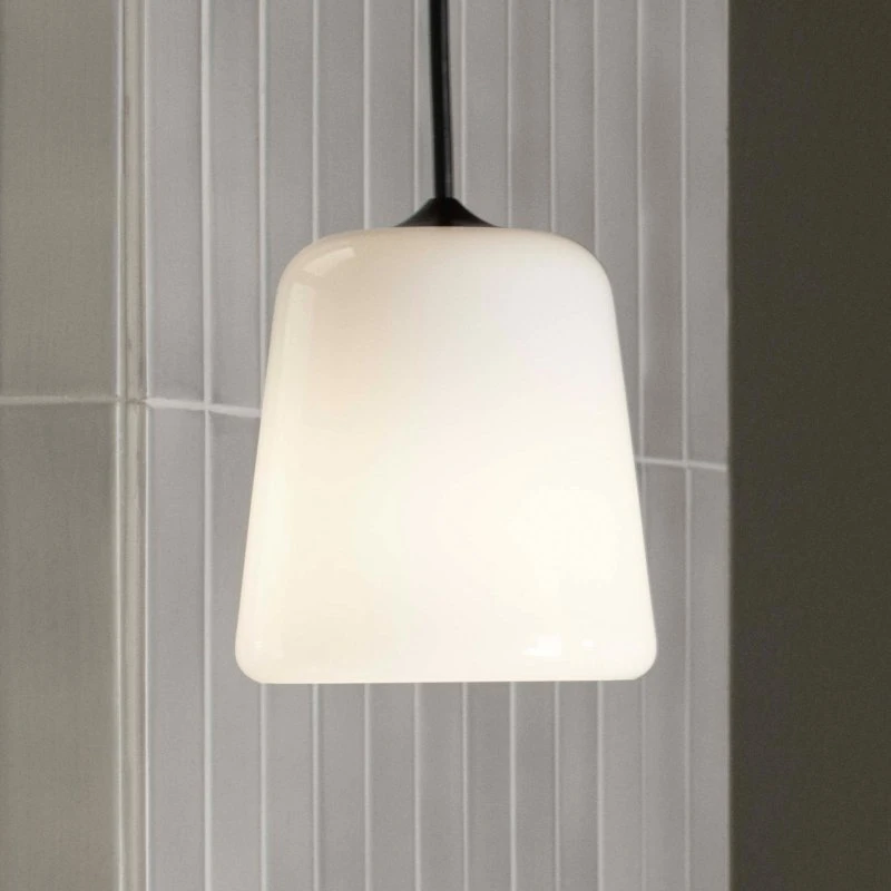 New Works Material Hanglamp - White Opal Glass