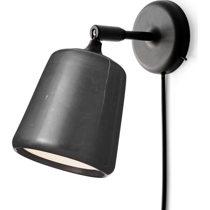 New Works Material Wandlamp Black Marble