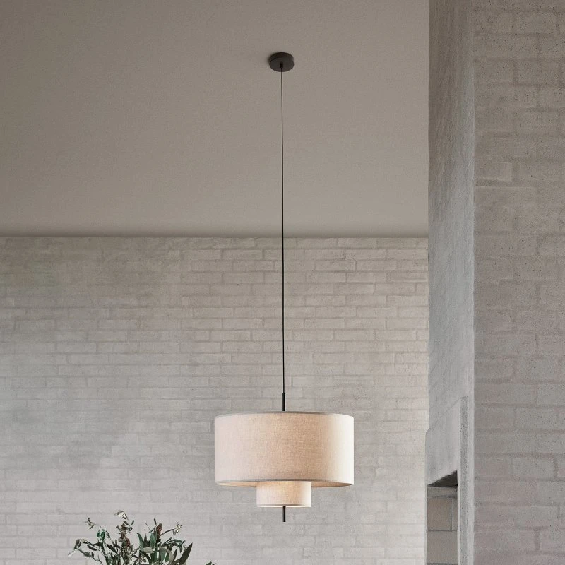 New Works Margin Hanglamp Beige Canvas Ø70 cm