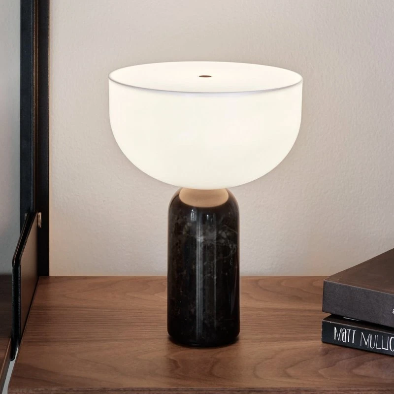 New Works Kizu Portable Tafellamp - Zwart Marmer