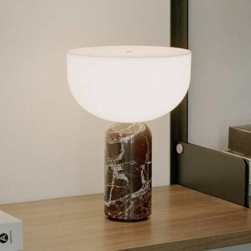 New Works Kizu Portable Tafellamp Rosso Levanto - Marmer