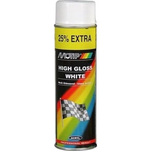 Motip High Gloss Wit 500ml Hoogglanslak