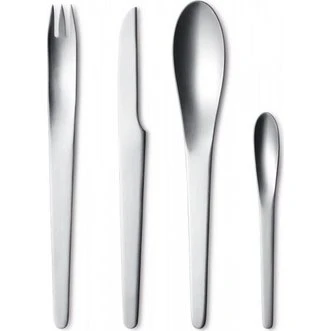 Georg Jensen Arne Jacobsen Bestekset RVS Mat (16-delig)