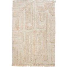 HKliving Tufted Vloerkleed Limestone 200x300 cm