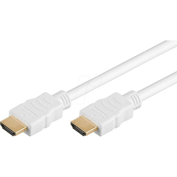 GOOBAY 3 meter HDMI 2.0 kabel wit 4K@60Hz