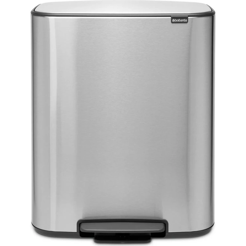 Brabantia Bo Pedaalemmer 60 liter - Rvs Fingerprint Proof