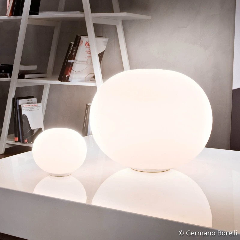 Flos Glo-Ball Basic 2 Tafellamp - Wit Opalsglas