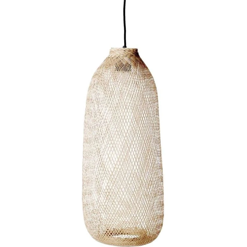Bloomingville Evert Hanglamp Nature, Bamboe, H:65cm