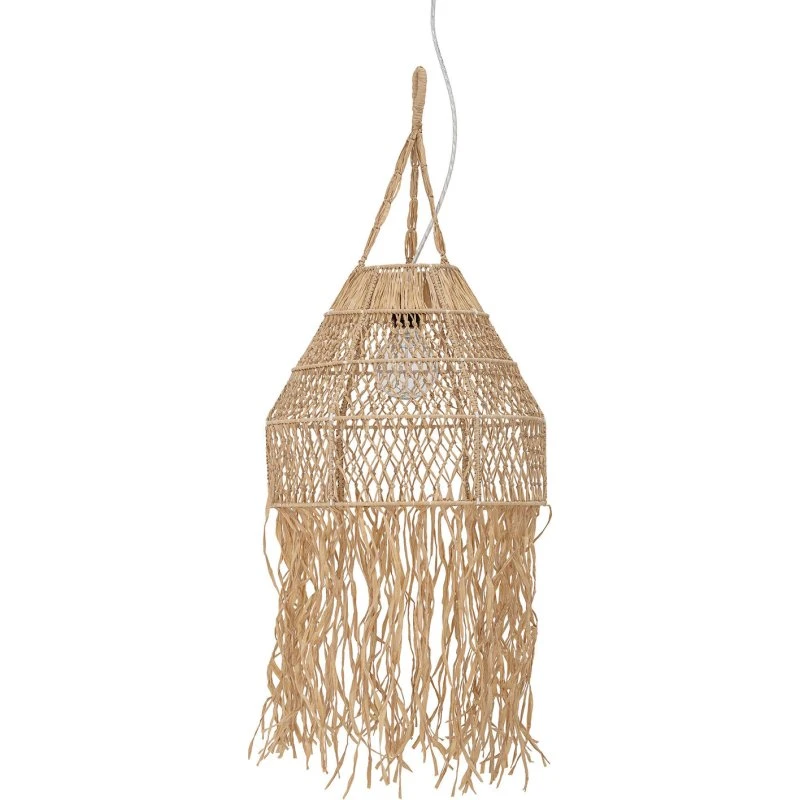 Bloomingville Thora Hanglamp Nature, Raffia, Ø40x99cm