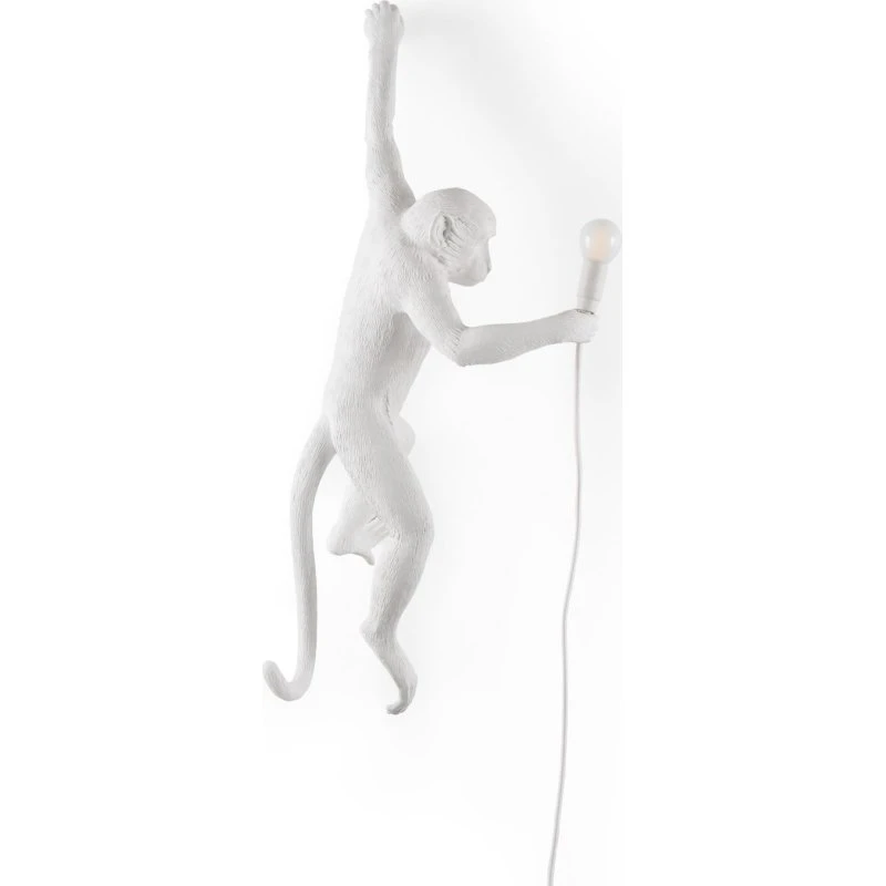 Seletti Monkey Lamp Wandlamp - Wit - Design door Marcantonio