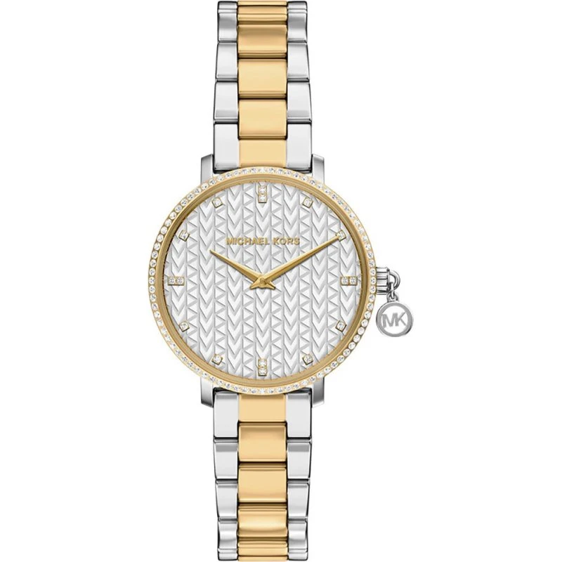 Michael Kors Pyper MK7574 Bicolor Horloge - Roestvrij Staal
